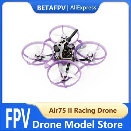 BETAFPV Air75 II Brushless Whoop Quadcopter 5IN1 II FC ELRS 2.4G Racing Freestyle Drone with LavaⅡ 480mAh 1S 95C Battery