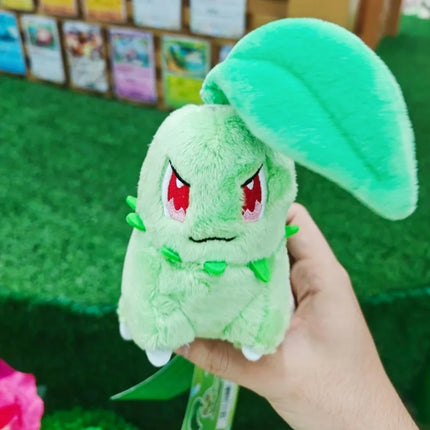 Genuine PokéMon Action Series Plush Toy Buizel Bellsprout Chikorita Cute Stuffed Animal Doll PokéMon Merchandise Anime Toy Gift
