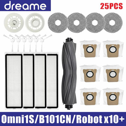 Dreame L10s Ultra / S10 Pro Accessories Mijia Omni 1S B101CN Robot X10+ Robot Vacuum Main Side Brush Filter Mop parts