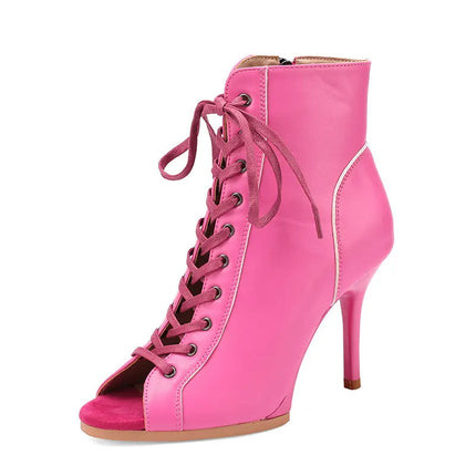 Women Black High Heels Trend  Stilettos Jazz Dance Woman Shoes Latin Dancing Street Sexy Stilettos Booties Plus Size