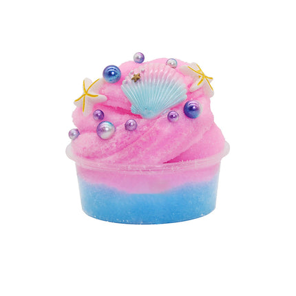 Butter Slime Kits, 60ml/bottle with shell and pearl Slime Accessories, DIY Fluffy Slime Stress Relief Toys, Birthday Party Gift