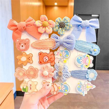10pcs Cute Children's Hair Clip Baby Hair Jewelry Girl