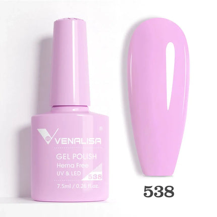 7.5ml Venalisa TPO FREE HEMA FREE Gorgeous Color Nail Gel Polish Long Wear Soak Off UV LED Gel Varnish Nail Manicure Gel Varnish