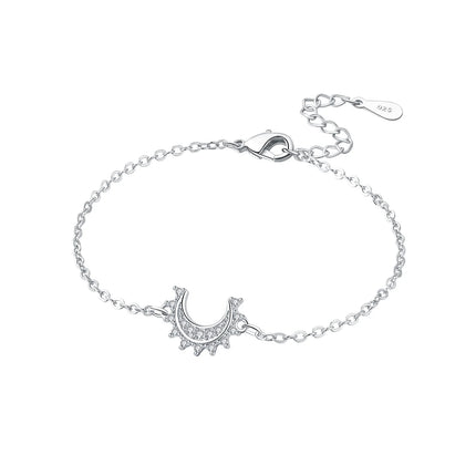 Original 925 Sterling Silver Butterfly Bracelet Zirconia Tennis Ball Women Fashion Simple Engagement Wedding Charm Jewelry Gift
