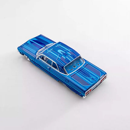 97M Model 1/64 Scale 1964 Impala SS Lowrider Bounce Car Alloy Car Model Classics Adult Souvenir Gift Static Display