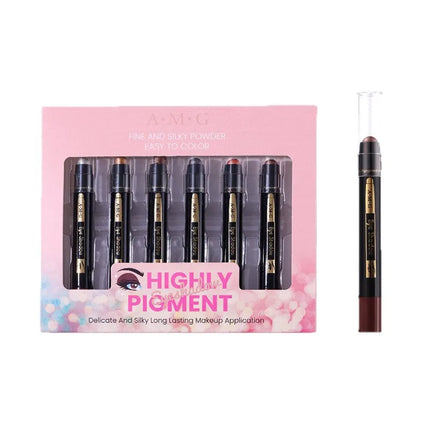 Pearl Shimmer Eyeshadow Stick Set, Waterproof and Long-lasting Eyeshadow Set with Easy Application Capabilities