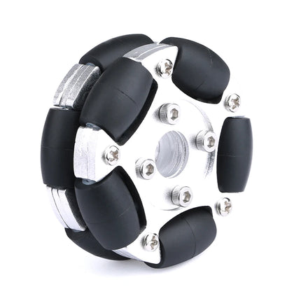 58mm 82mm Aluminum Alloy Omni Wheel 12Kg 15Kg Load Plastics or Metal Wheel ROS Programmable Platform Omnidirectional Sport Wheel