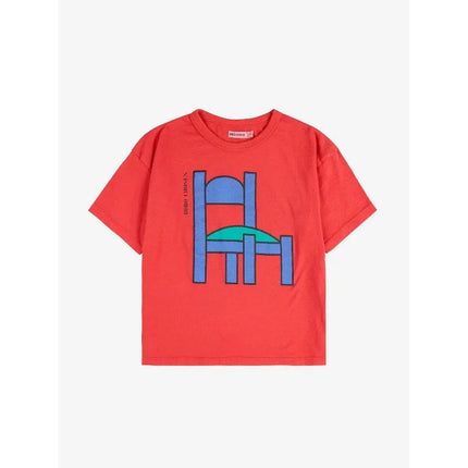 Colorful Cartoon Printed Children's T-shirt 2026 Summer Cute Baby New Cotton Breathable Round Neck Parent Child Short Sleeve