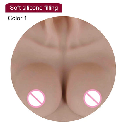 Dokier Realistic Fake Boobs Large Silicone Breast Form for Crossdresser Transgender Shemale Drag Queen Crossdressing S Z Cup