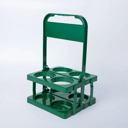 Portable Foldable Plastic Beer Rack Durable Cup Organizer Wine Rack Beer Bottle Holder Beverage Basket Reusable Cocktail Rack