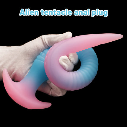 Soft Liquid Silicone Long Tentacles Anal Plugs Suitable for All Players As an Adult Sex Toy Vaginal and Anal Stimulating Device