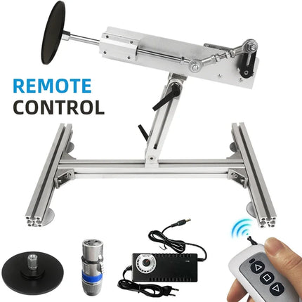 Remote Control Telescopic Linear Actuator 3XLR Connector with Suction Cup Bracket Big Adjustable Stroke 6-20cm/3-15cm for DIY