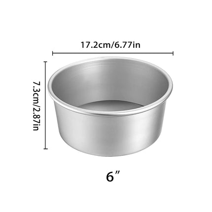 Nonstick Round Cake Pans for a Variety of Desserts,Made from Aluminum with a Rolled Edge,Perfect for Chiffon Cakes And More