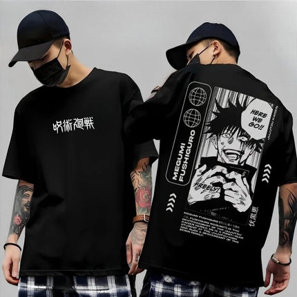 Anime Gojo Satoru Jujutsu Kaisen Printed T-shirt Men's and Women's T-shirt Men's Top Sports T-shirt Men's T-shirt Summer Tee New