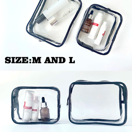 20Custom Waterproof Storage Bag Portable Cosmetic Pvc Bag  Handbag Toiletry Bag Minimalist Transparent Makeup Bag Travel Washbag
