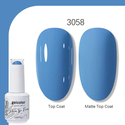 Arte Clavo TPO FREE HEMA FREE Gel Nail Polish UV Multi Use Semi Permanent Soak Off Autumn Winter Nail Art Hybrid Varnish 15ml