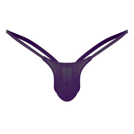 Men'S Thong Briefs Open Back Mens G-String Underpants Low Rise Underwear Sexy Lingerie Jockstrap Panties Solid Color T-Backs