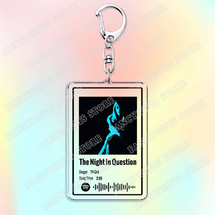 TV Girl Songs Keychains for Women Accessories Bag Cigarettes Out The Window Lovers Rock Not Allowed Keying Jewelry Fans Gifts