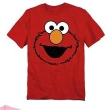 Sesame Street Toddler Boy Girl 4 Pack T-Shirts Elmo Oscar Big Bird Cookie Monster Cute Cartoon Character, Soft Stretchy Fabric