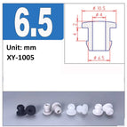6.5mm / 2Pcs(Black)