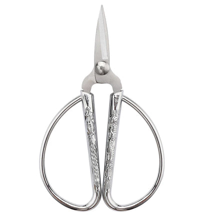 Retro Stainless Steel Sewing Scissors Handmade Cuttings Pointed Tailor Scissors Home Multifunction DIY Sewing Accessories