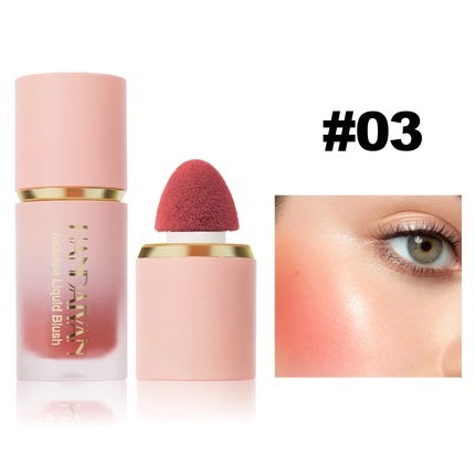 HANDAIYAN 6 Colors Liquid Matte Blush Highlighter Contouring Stick Special Contouring Multi-functional Makeup Cosmetic Blusher