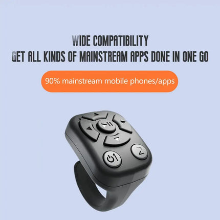 2024 Bluetooth Remote Control Gadget Flipping Selfie Fingertip Controller Give Likes 4 Buttons For IPhone