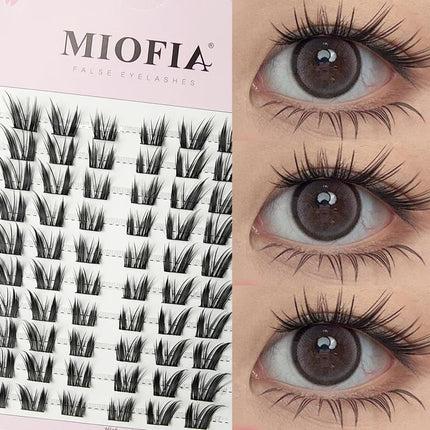 120 bundles Mink False Eyelash Natural Fishtail Lash 3D Russian Individual Eyelash Extension Cluster Makeup Tool Wholesale