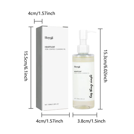 Cleansing Oil Blackhead Remover Acnes Shrink Pores Deep Cleanser Oil Control Gentle Exfoliation Soften Skin Makeup Removal Oil ﻿