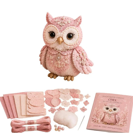 Floral Fabrics Animal Patchwork Set Material Pack Hanging Kit DIY Sewing Kit Creative Design Home Decoration Handmade Decor Kit