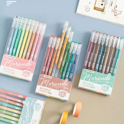Languo 27-207 Colors Of One Set Drawing Handbook Pens Student DIY Graffiti Multi-Color Gel Pen Writing Marker Stationery