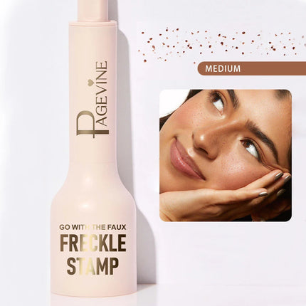 5-Point Freckle Stamp Pen Natural-Looking Waterproof Liquid Freckles Quick-Dry Effortless Air Cushion Tip Dot Spot Application