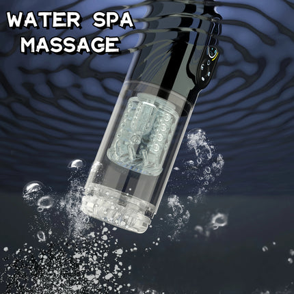 LCD Automatic Sucking Licking Male Masturbator Penis Pump Pocket Pussy Male Masturbation with 14 Powerful Modes Sex Toys for Man