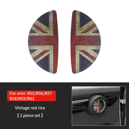 Car Door Handle Decoration Leather Sticker For Mini Cooper JCW F56 F60 F55 F54 R56 R60 R55 Countryman Car Interior Accessories