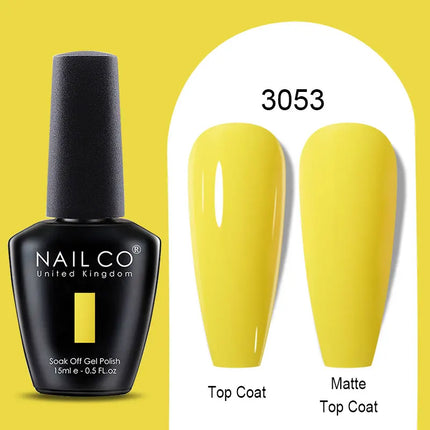 NAILCO Winter Series Color Gel Nail Polish 15ML Semi Permanent Soak Off Gel Varnishes Super Texture Gorgeous Nail Manicure Art