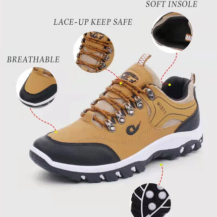 New Men's 38-48 Large Outdoor Hiking, Mountaineering, Camping, Running, Jogging Shoes, Waterproof and Anti-slip Fashion Shoes