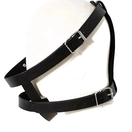 Sniff Shoes Face Harness Fetish BDSM Mask,Leather Smell Sneakers Slave Bondage Hood,Adult Sex Toys For Couples,SM Restraints