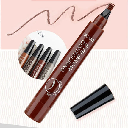 4 Point Eyebrow Pencil Maquillajes Para Mujer Waterproof Liquid Eyebrow Pen Makeup Long Lasting Cosmetic Microblade Brow Pencil