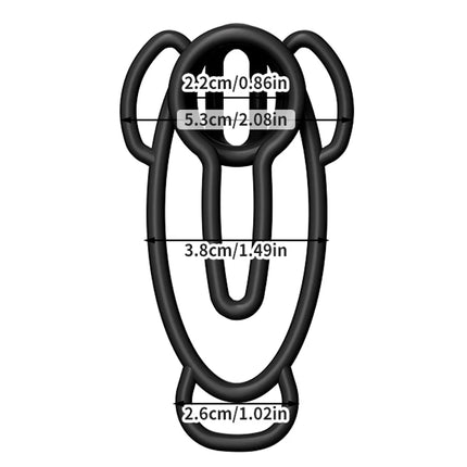 Male fufu Clip Chastity Lock Hide Penis Chastity Lock Cock Ring Binding straps Chastity Lock Outdoor wear Sex Toys For Men Gay