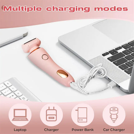 Lady Hair Removal Device Eyebrow Shaper Waterproof Electric Epilator for Women Whole-Body Trimmer Legs,Underarm,Arm Hair Remover