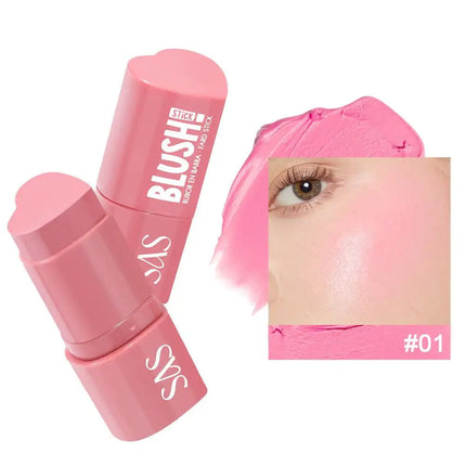 New Highlight For Face Waterproof Soft Cream Texture Bronzer Contour Stick Face Blusher For Cheek Beauty Makeup Cosmetics