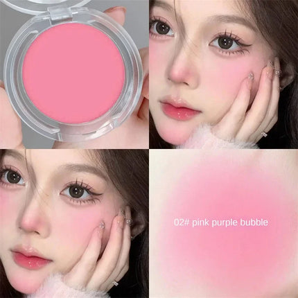 Face Waterproof Face Contouring Cosmetics Blush Matte Natural Cheek Tint Brighten Blusher Powder Women Makeup Tools