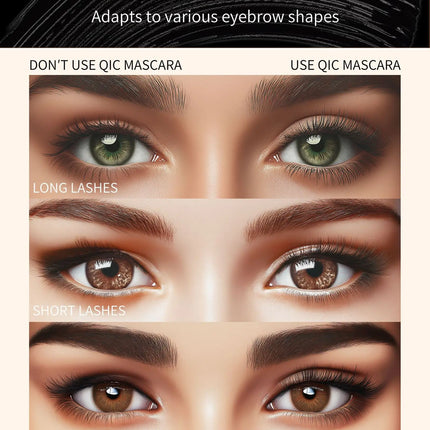 2025 High Heels Mascara 3D Waterproof Non-smudging Thick Curl Natural Slender Cross-border Makeup
