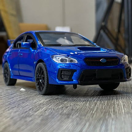 1:30 Subaru Impreza WRX STI 2020 Super Sports Car Alloy Diecast Model Car High Simulation Toy Car Miniature Vehicle Holiday Gift