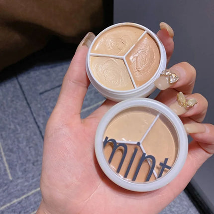 Three Color Concealer To Cover Spots Pimples Black Eye Circles Lacrimal Groove Repair Foundation Make Up And Makeup Makeup