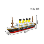 1580pcs titanic / with box / China Mainland