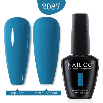 NAILCO Red Colors Series 15ML Nail Gel Polish Nail Supplies Semi Permanent For Nail Art Manicure Soak Off LED UV Hybrid Varnish