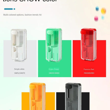 Cigarette Holder Smoking Explosion Beads Pusher Pop-up Smoke Push Ball Box DIY Ice Bead Popping Capsule Cigarette Accessories