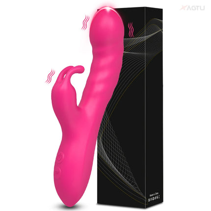 10 Modes Rabbit Vibrator for Women Vagina G-Spot Vibrator Clitoris Stimulator Female Masturbation Adult Goods Sex Toy for Women