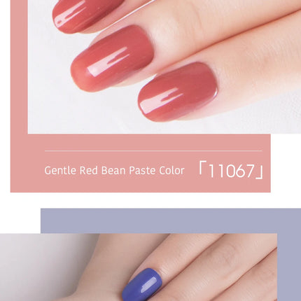 NAILCO Red Colors Series 15ML Nail Gel Polish Nail Supplies Semi Permanent For Nail Art Manicure Soak Off LED UV Hybrid Varnish
